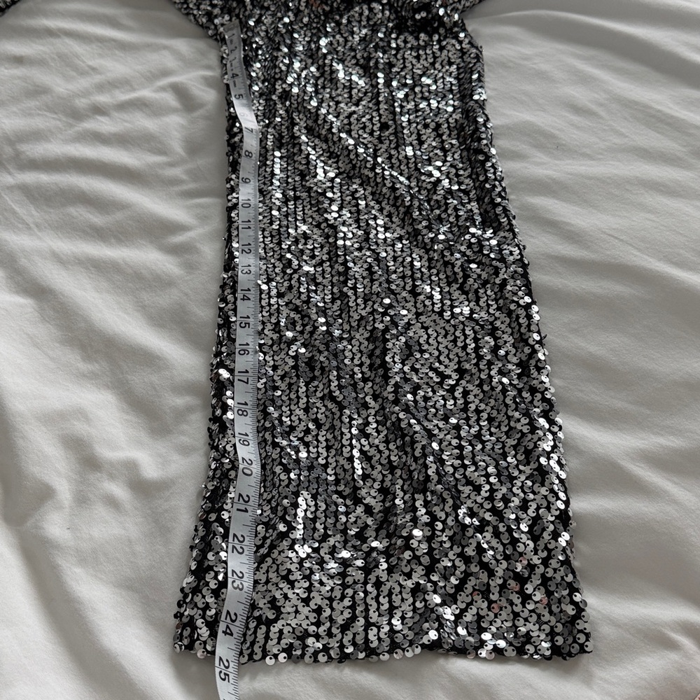 NWT Maeve by Anthropologie The Collette Cropped Wide Leg Sequin Pant Size 25 - Picture 16 of 17